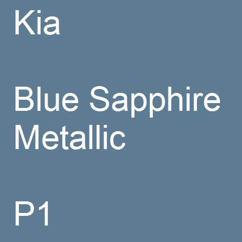 Kia, Blue Sapphire Metallic, P1.